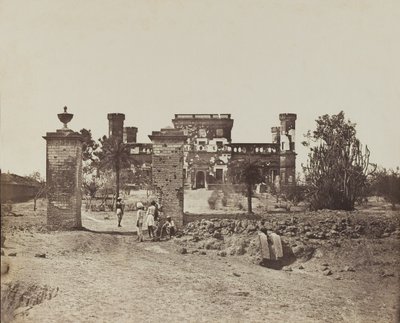 Verlaten huis, ca. 1858 door English Photographer